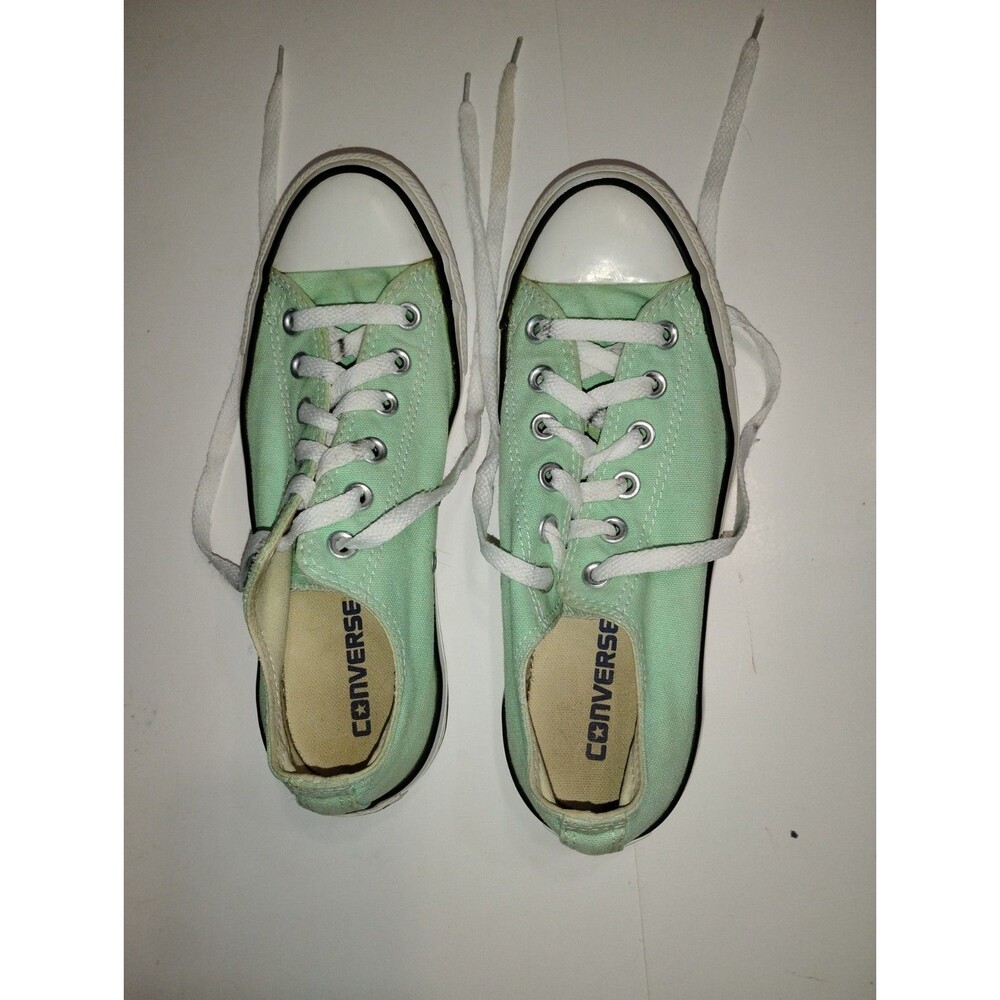 CONVERSE All Star Sea foam Green Low Tops Shoes Womens Size 8 Mens Size 6